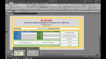 Factura simple con Macros y Formulas #1