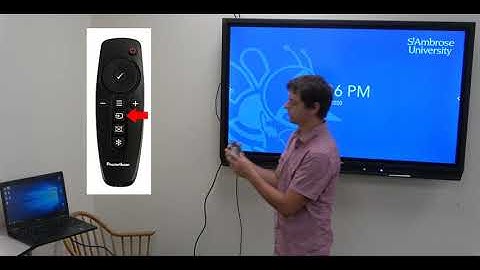 Displaying and Using Your Laptop with the Promethean Boards