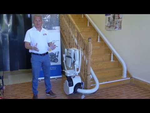 The Flow 2 stairlift van ThyssenKrupp Home Solutions 