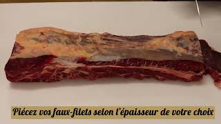 Tutoriel bœuf  - Découpe faux filet entier