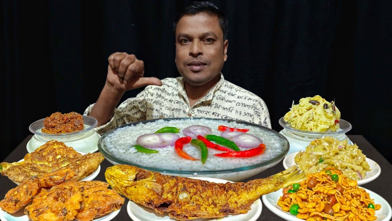 PANTA BHAAT EATING SHOW | WATER RICE | MUKBANG ASMR