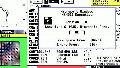 Microsoft Windows 1.0 Premiere Edition Review