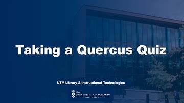 Taking a Quercus Quiz