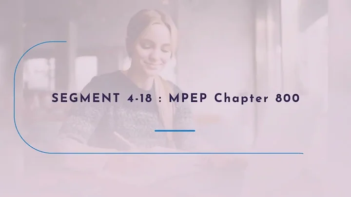 Wysebridge Patent Bar Review: MPEP Chapter 800