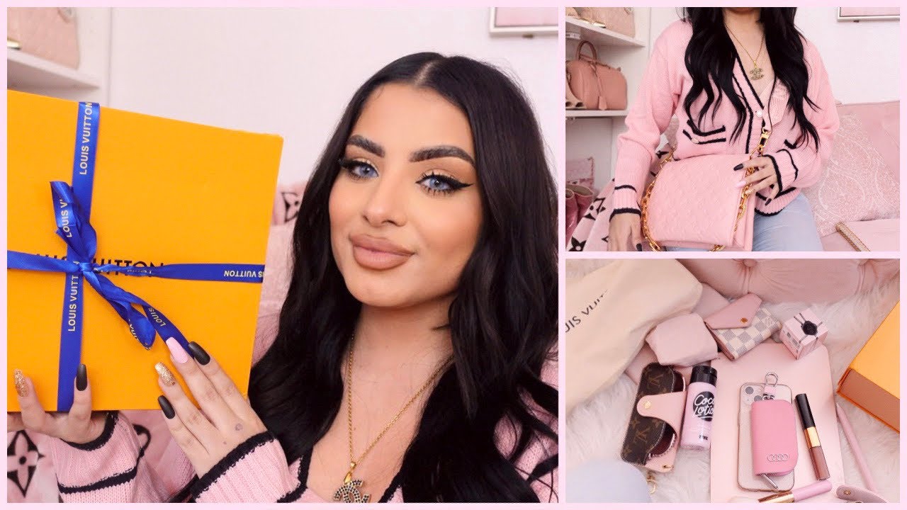 My NEW LOUIS VUITTON Pink POCHETTE COUSSIN Vuittamins Bag UNBOXING