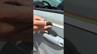 Lime green painted pinstripe