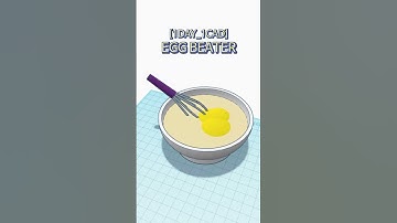 [1DAY_1CAD] EGG BEATER #shorts #tinkercad #project