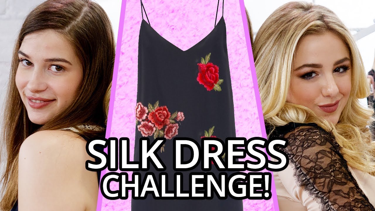 dance battle hip hop Silk Dress OUTFIT CHALLENGE?! w/ CHLOE LUKASIAK