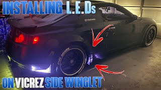 Installing LEDs on my Vicrez Side splitter winglet