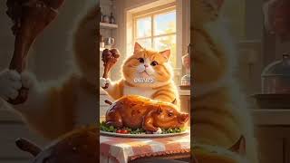 Kucing makan babi #kucinglucu #babi #animasi #cartoon