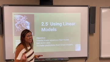 2.5 - Using Linear Models