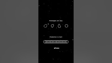 Prototypes are easy, production is hard." — Elon Musk.