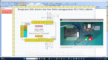 Rangkaian DOL Starter dan Star Delta menggunakan PLC FX3U Lollette