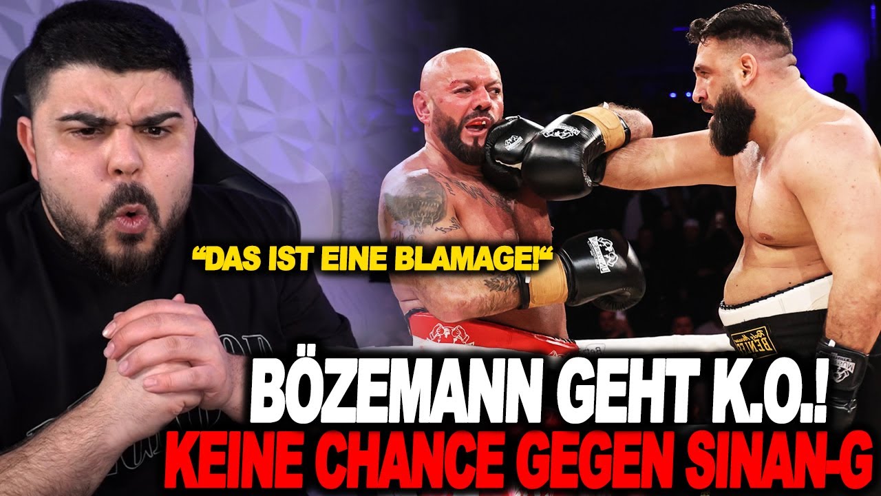 VÖLLIG BLAMIERT? SINAN-G SCHLÄGT BÖZEMANN K.O. !! SINAN-G VS. BÖZEMANN - Reaction Hallo Youtube