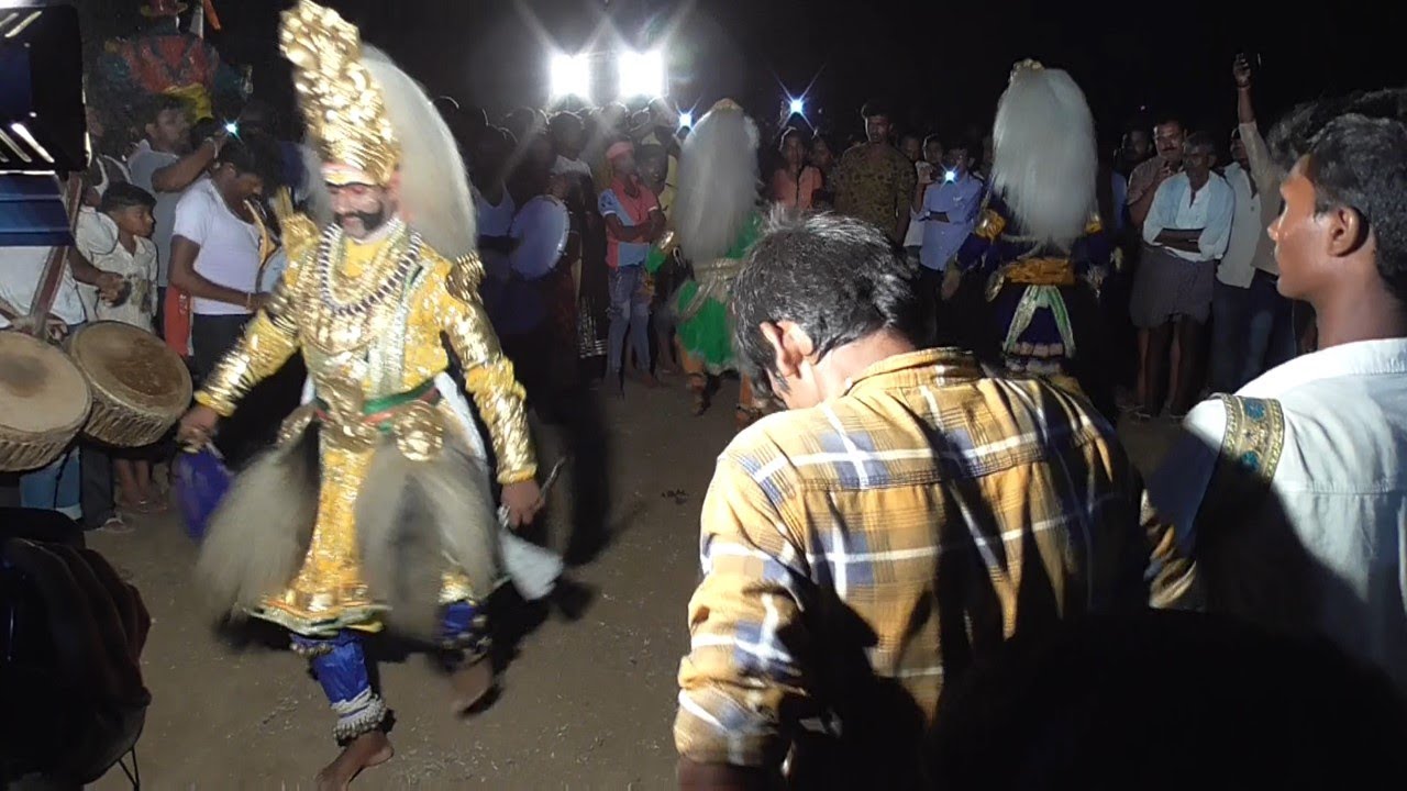 Indian cultural dance  veeragase dance