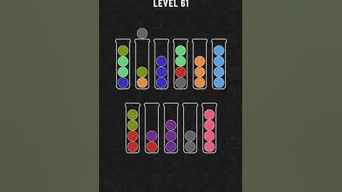 Ball Sort Puzzle Level 61 | Puzzle Game  | Complete Level