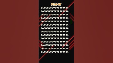 Can you find 47? #puzzle #brainteaser #numberchallenge #shorts