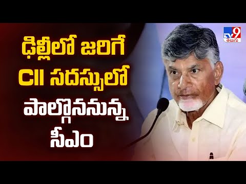 CM Chandrababu Delhi Tour: ఢిల్లీలో జరిగే CII సదస్సులో పాల్గొననున్న సీఎం - TV9 - TV9