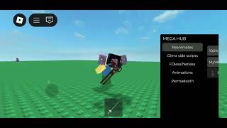 Script showcase FE mega hub script in discord in comments#poop#nonosquare#uwu#robloxscript#hack