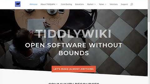 Intro to TiddlyWiki