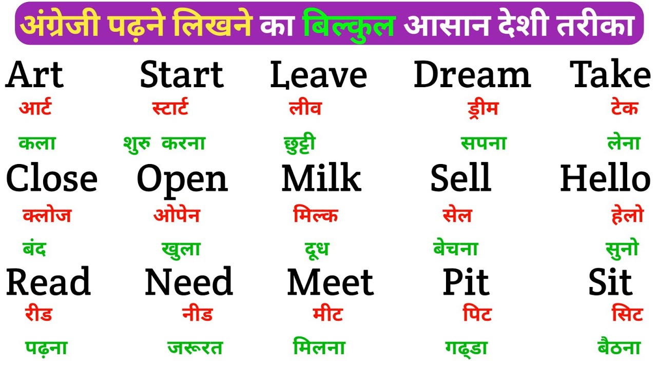 English padhna sikho | इंग्लिश में नाम लिखना पढ़ना कैसे सीखें | english practice kaise kre