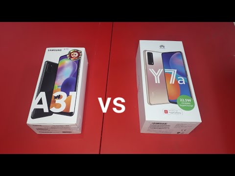 Huawei Y7a vs Samsung Galaxy A31 comparaison complet