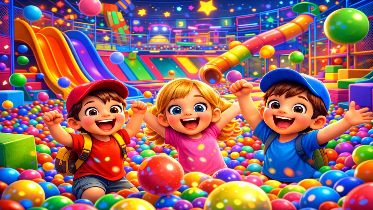 Ultimate Indoor Playzone Adventure 🎉 | Kids Fun Playground Cartoon