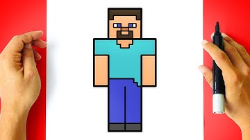 How to DRAW STEVE MINECRAFT