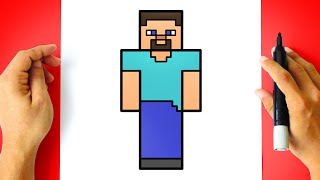 How to DRAW STEVE MINECRAFT screenshot 3