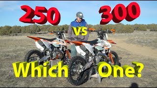 250 vs 300 2 Stroke Dirt Bike | Which One Should YOU Get??