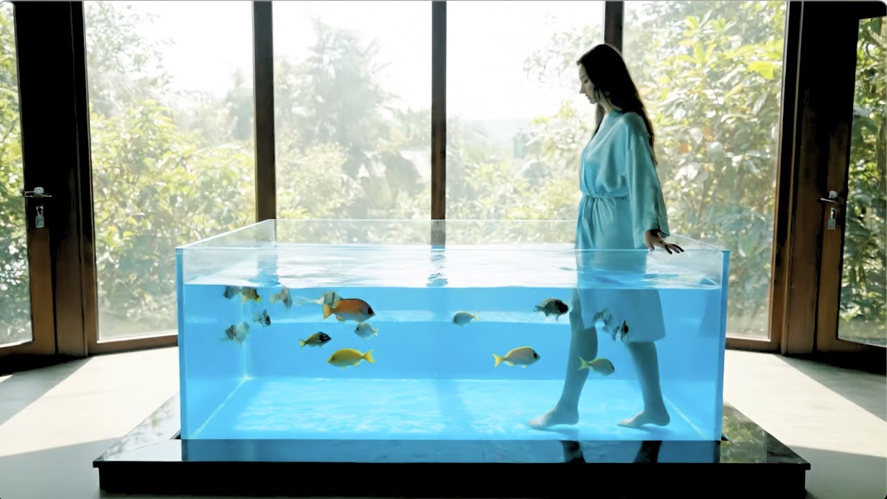 【ASMR】非現実的で魔法みたいに癒されるお風呂🛁✨