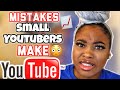 THESE YOUTUBER MISTAKES ARE KEEPING YOU SMALL