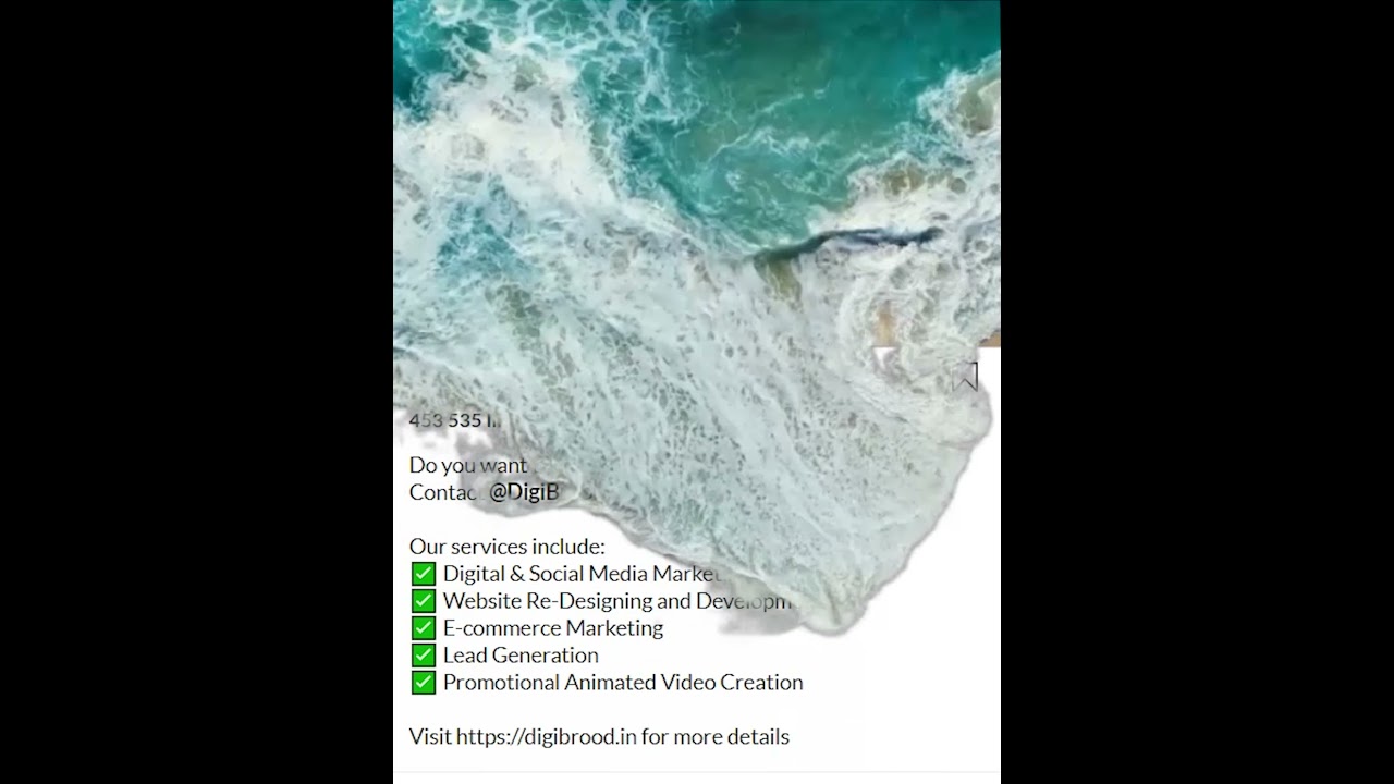 3D Water Wave | Scroll Stopper Video Sample by DIGIBROOD