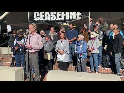 Press Conference, Portland Palestinians and Jews Call for Ceasefire, End Blockade of Gaza, Part 4