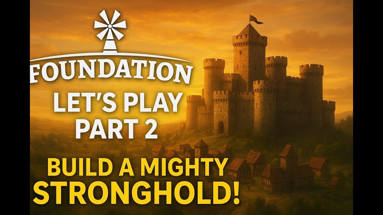 Foundation – Let’s Play Part 2 | Build a Mighty Stronghold! 🏰 (A Mighty ...