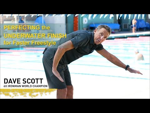 Perfecting the UNDERWATER FINISH for faster freestyle