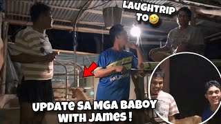 UPDATE SA BABOY WITH JAMES LAUGHTRIP TO | Ann Kaalaman