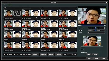 step4 ZKTeco facial recognition NVR operation:seach faces