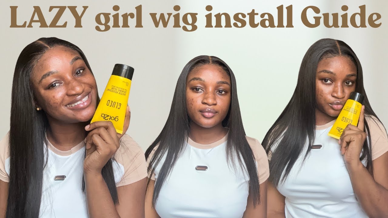 EASY WIG INSTALLATION | LAZY GIRL GUIDE - YouTube