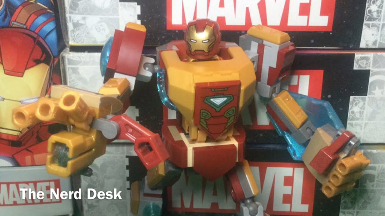 LEGO Marvel 76203 IRON MAN MECH ARMOR Stop Motion Build Review 2022 lego-marvel-76203-iron-man-mech-armor-stop-motion-build-review-2022