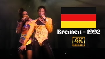 Michael Jackson | I Just Cant Stop Loving You - Live in Bremen, 1992 (4K Remaster)