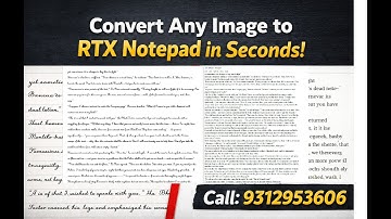 RTX Notepad Copy Paste Solution, Fast Typing, Image to Rtx Notepad .rtx Conversion Starttxt