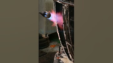 Heat up and solidify with gun#evergreen #foryou #shorts #mining #miningindustry #metallurgy #mines