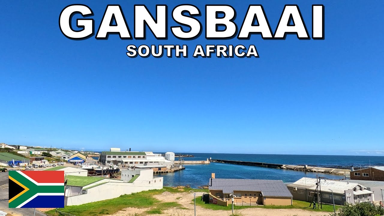 DRIVING around GANSBAAI in SOUTH AFRICA * 4K (60fps)
