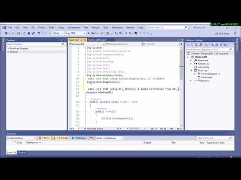 【Visual C sharp】 use DLL Library