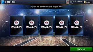 Nba Live Mobile 19 Opening 20 Joker Packs Insane 1% Pull April Fools Promo Must Watch