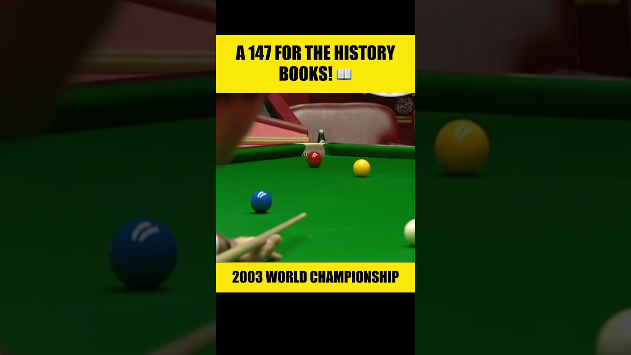 RONNIE'S LEGENDARY 147 BREAK 😱 | Crucible 2003
