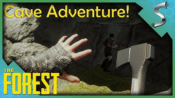 EXPLORING OUR FIRST CAVE! - The Forest [Gameplay E3]