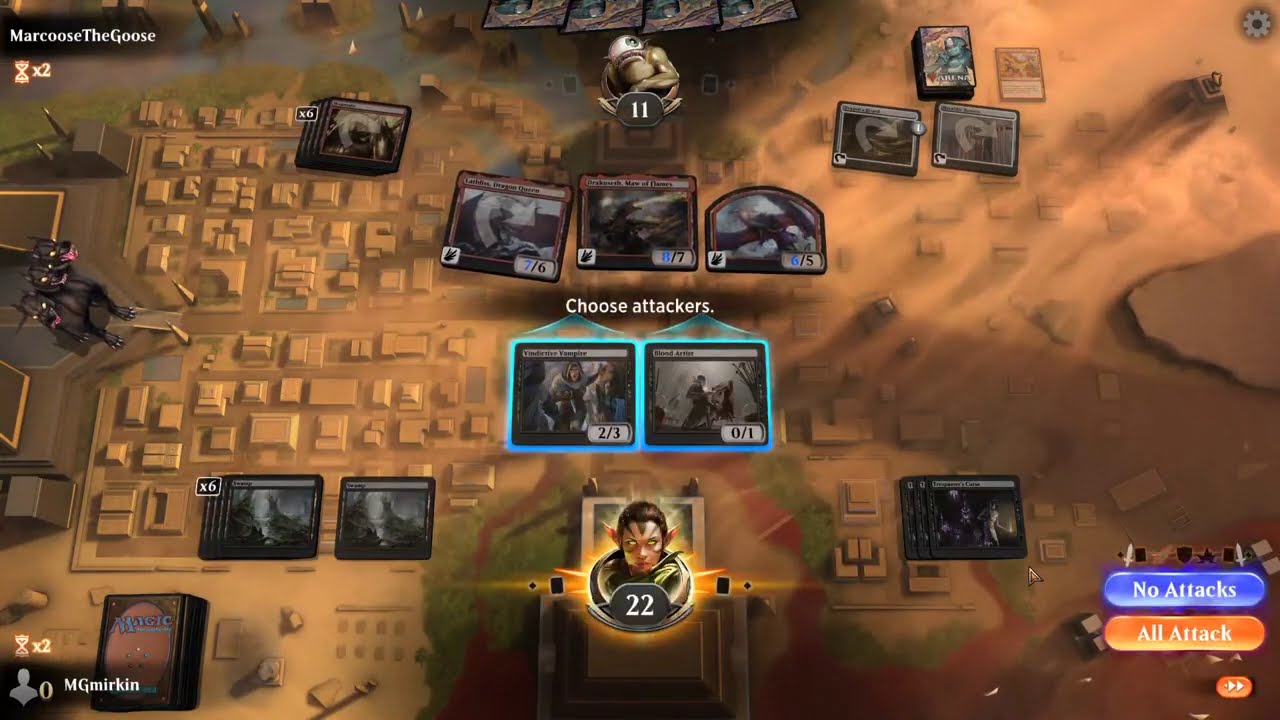 MTG Arena Black Infinite Damage Combo Deck [Exquisite Blood + Vito