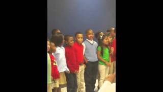 Caden's 1st grade Christmas performance Dec 2015